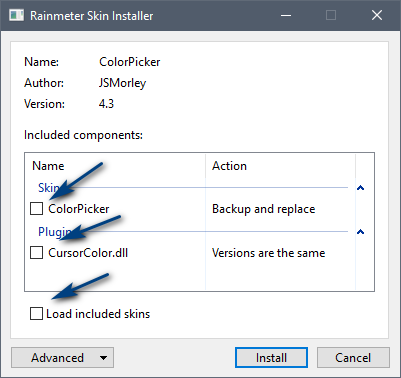 rainmeter skin installer (.rmskin) free download