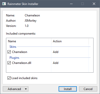 Installing Skins - Rainmeter Documentation